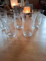 5 prachtige retro geslepen glazen , samen voor, Ophalen of Verzenden, Zo goed als nieuw, Overige typen