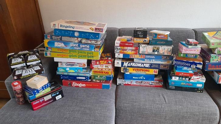 Partij bordspellen jaren 70 80 90 vintage nieuw MB Jumbo etc, Hobby en Vrije tijd, Gezelschapsspellen | Bordspellen, Gebruikt