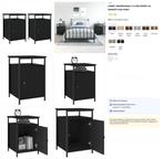 Nieuwe nachtkastjes VidaXL, Huis en Inrichting, Slaapkamer | Nachtkastjes, Ophalen, Minder dan 45 cm, Nieuw, 55 tot 70 cm