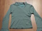 LOFF / LOFFF groen shirt afgewerkt + leuke details maat 128, Gebruikt, Meisje, Ophalen of Verzenden, Lofff