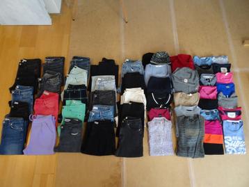 Pakket 50 stuks dames kleding bekende merken maat 38 M beschikbaar voor biedingen