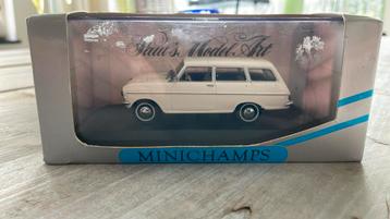 Minchamps Paul’s Model Art Opel Kadett A Caravan wit 1962-65 beschikbaar voor biedingen