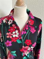 King Louie maat L bloemen blouse 2185, Zwart, Maat 42/44 (L), Ophalen of Verzenden, Zo goed als nieuw