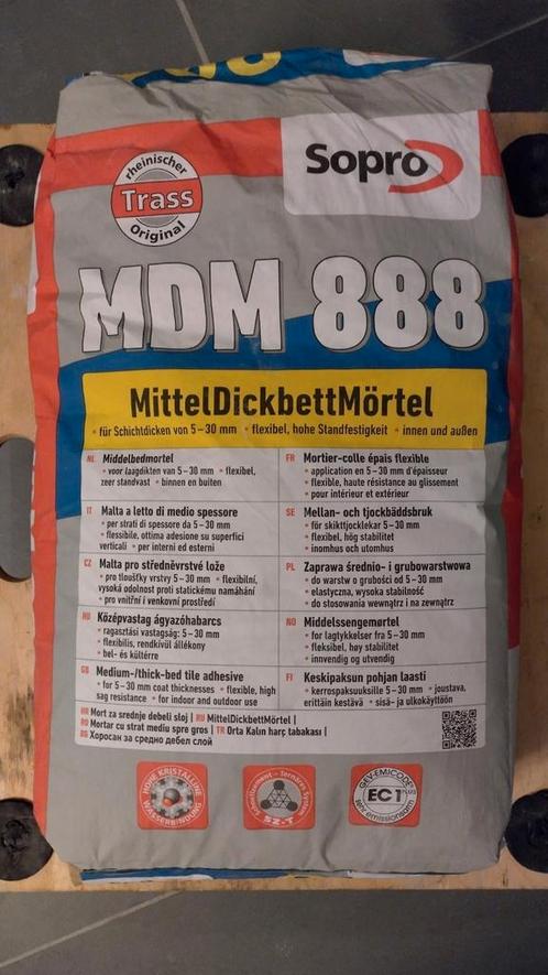 MDM 888 Sopro MittelDickbettMörtel Middelbedmortel, Doe-het-zelf en Verbouw, Tegels, Nieuw, 10 m² of meer, Ophalen