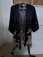 Mooie kimono van H&M zwart met bloemenprint Maat S, H&M, Ophalen of Verzenden, Zo goed als nieuw