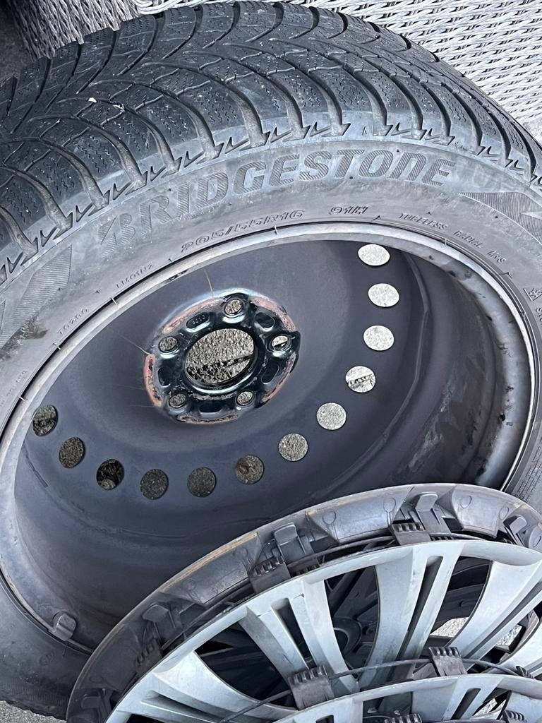 Winterbanden bridgestone 205/55/R16, Ophalen of Verzenden