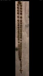 Paternoster van hout ,1.14 cm lang, Antiek en Kunst, Ophalen of Verzenden