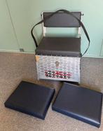 Vintage zware aluminium viskoffer, extra zittingen, Watersport en Boten, Ophalen, Gebruikt, Overige typen