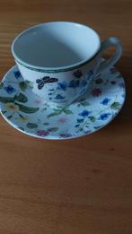 Kop en schotel, Ophalen of Verzenden, Zo goed als nieuw, Porselein, Kop en/of schotel