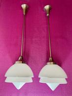 Gispen Punt Groot, Tweemaal, Huis en Inrichting, Lampen | Hanglampen, Ophalen, Gebruikt, Glas, 75 cm of meer