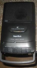 Supertech / Elta cassetterecorder op batt /220 volt, Ophalen of Verzenden, Enkel, Overige merken