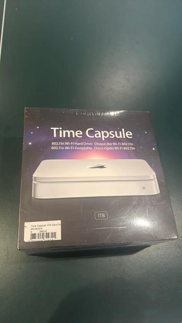 Apple Time Capsule 1tb geseald vintage collectorsitem beschikbaar voor biedingen