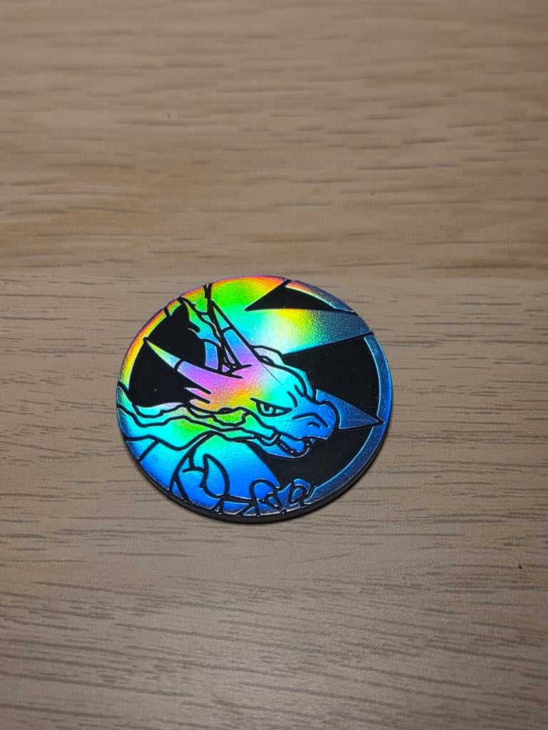 Blauwe charizard en Quaxly munt, Ophalen of Verzenden