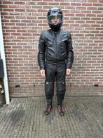 Zwart leren tweedelig motorpak mt 52, Ophalen of Verzenden, Zo goed als nieuw, Kleding
