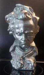 Beethoven Buster zilverkleur leuk voor op een piano., Verzamelen, Ophalen, Mens