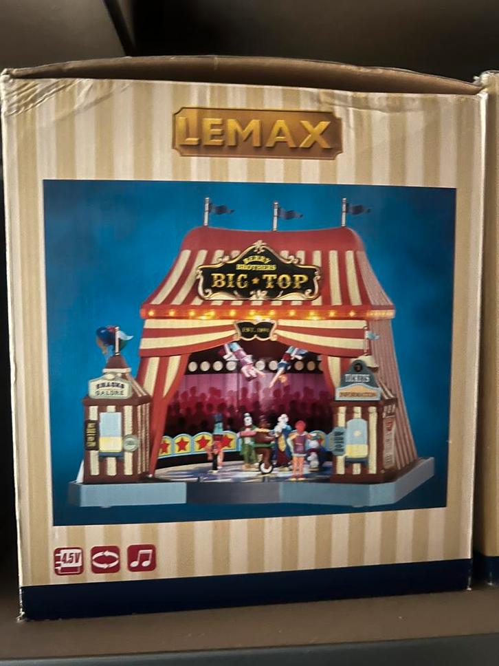 Lemax Big Top Kerst Attractie - Circus, Diversen, Kerst, Zo goed als nieuw, Ophalen of Verzenden