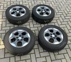 Lichtmetalen velgen + winterbanden Jeep Compass / Renegade, Auto-onderdelen, Banden en Velgen, Ophalen, 215 mm, Velg(en), 16 inch