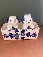 Delfts blauwe set, peper en zout stel, Antiek en Kunst, Antiek | Porselein, Ophalen of Verzenden