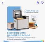 Broodbakmachine Fornello met 19 programma’s, Witgoed en Apparatuur, Broodbakmachines, Ophalen of Verzenden, Zo goed als nieuw