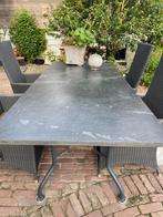 Tuinset met Rechthoekige Tafel 220x100, Tuin en Terras, Tuintafels, Ophalen, Gebruikt, Rechthoekig, Wicker