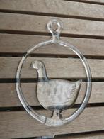 Kosta Boda Zweeds glas design raam hanger, met gans, Antiek en Kunst, Verzenden