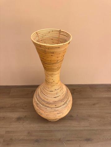 Decoratieve Bamboe Vaas XL Binnen & Buiten beschikbaar voor biedingen