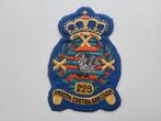 RNLAF KLU 223 SQUADRON OUDJE PATCH, Verzenden, Zo goed als nieuw, Patch, Badge of Embleem
