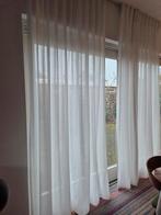 Lange Inbetween gordijnen/  vitrages wit., Ophalen, Gebruikt, 200 cm of meer, Wit