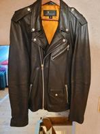 Leren Motorjack Goosecraft Maat XL, Ophalen, Zwart, Goosecraft, Maat 56/58 (XL)