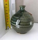Groen olielampje keramiek. (340), Antiek en Kunst, Antiek | Keramiek en Aardewerk, Ophalen of Verzenden