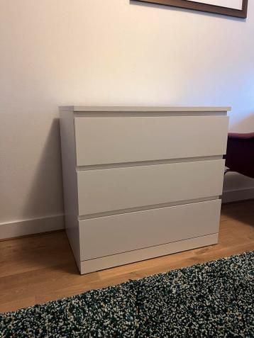 IKEA Malm ladekast met 3 lades - afbeelding 1