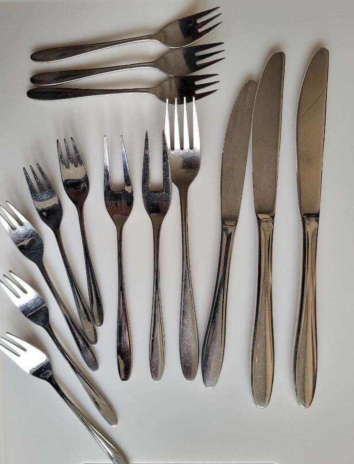 Gero Amoretti 760, Invito 765 & Vita 650– Bestekaanvulling, Huis en Inrichting, Keuken | Bestek, Zo goed als nieuw, Los bestek