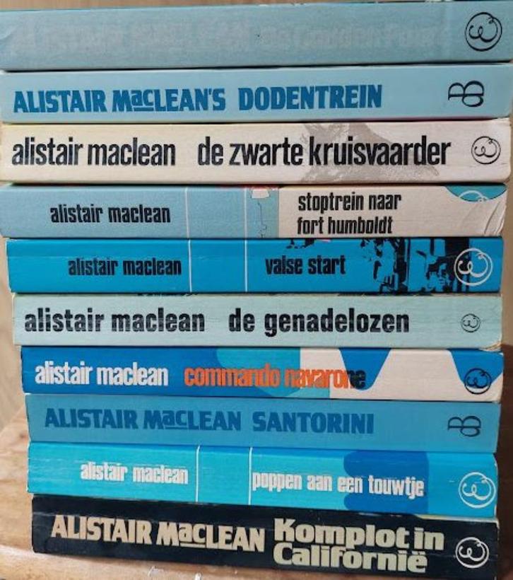 10xboeken, Alistair MacLean, Boeken, Partijen en Verzamelingen, Gelezen, Overige, Ophalen of Verzenden
