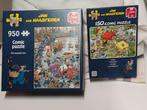 Jan van haasteren 950 stukjes The assembly line +puzzel 150, Hobby en Vrije tijd, Denksport en Puzzels, Ophalen, Zo goed als nieuw