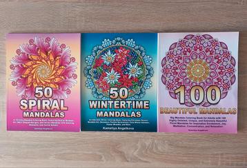 3 Mandala Kleurboeken - Nieuw & Ongekleurd! beschikbaar voor biedingen