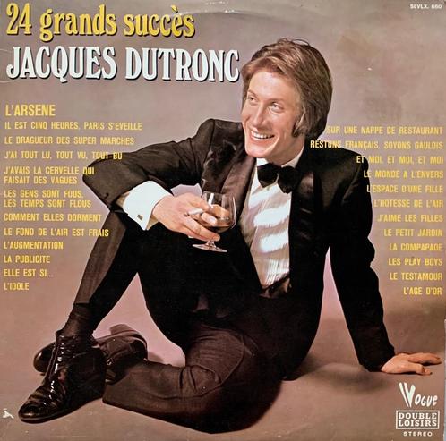 Jacques Dutronc ‎– 24 Grands Succès (2 LP) / Chanson, Cd's en Dvd's, Vinyl | Pop, Gebruikt, 1960 tot 1980, 12 inch, Verzenden