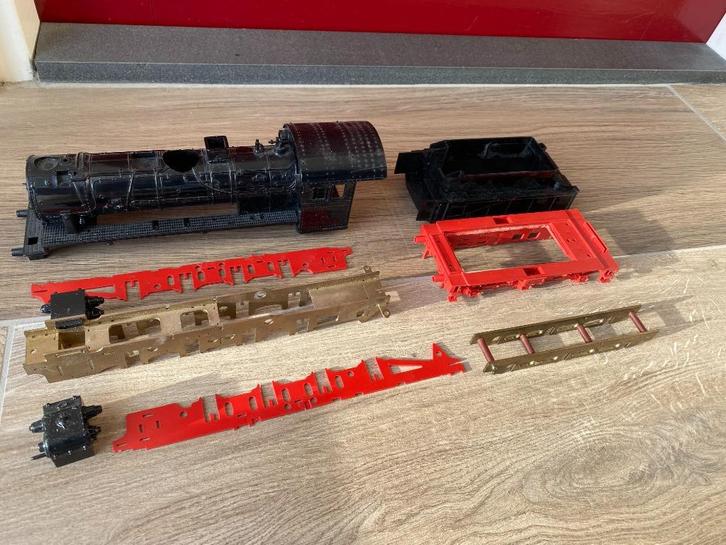 Pola Maxi Stoomloc DB type BR55 messing frame spoor 0, Hobby en Vrije tijd, Modeltreinen | Overige schalen, Zo goed als nieuw