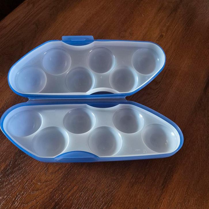 Eierdoos voor 6 eieren Tupperware Nieuw, Huis en Inrichting, Keuken | Tupperware, Nieuw, Overige typen, Blauw, Ophalen of Verzenden