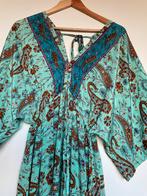 Lange zijden Boho jurk M, Ophalen of Verzenden, Zo goed als nieuw, Maat 38/40 (M), Overige kleuren