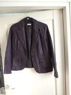 Bonita auberginekleurig leren jasje maat 42, Kleding | Dames, Jasjes, Kostuums en Pakken, Paars, Maat 42/44 (L), Bonita, Ophalen of Verzenden