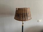Landelijke brocante staande lamp, Riviera Maison, Huis en Inrichting, Lampen | Lampenkappen, Ophalen, Zo goed als nieuw, Rechthoekig