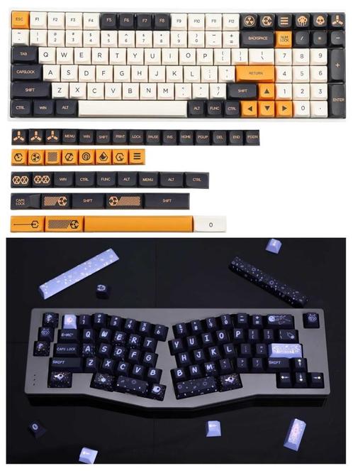 PBT MX Keycaps twv €85, Computers en Software, Toetsenborden, Zo goed als nieuw, Qwerty, Gaming toetsenbord, Multimediatoetsen