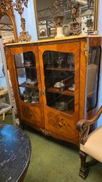 Schitterende Franse vitrine marmeren blad, Ophalen