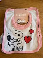 Nieuwe Snoopy Slabbers - Set van 3, Ophalen of Verzenden, Nieuw, Jongetje of Meisje