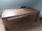 Teakhouten Tafel - Robuust en Stijlvol, Ophalen, Gebruikt, 100 tot 150 cm, Teakhout