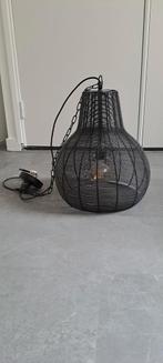 Mooie draadstaal hanglamp inclusief lamp, Industrieel, Metaal, Zo goed als nieuw, Ophalen