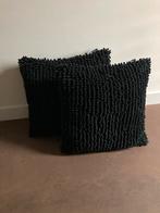 Kussen zwart Unique Living (2X)., Ophalen of Verzenden, Zo goed als nieuw, Zwart, Vierkant