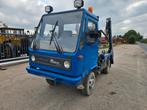 Multicar M26 4x4 Containerwagen Portaalarm geen Haakarm, Auto's, Vrachtwagens, Zwart, Blauw, Leder, Bedrijf