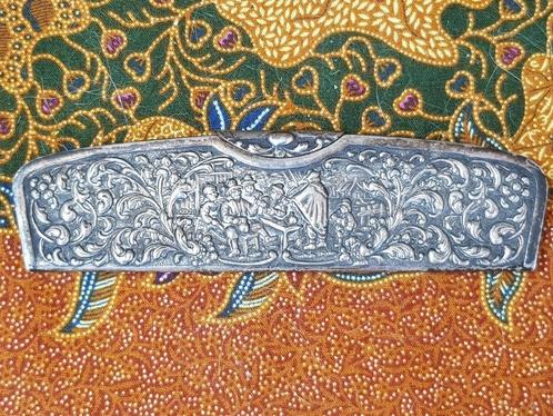 Mooi origineel antiek Nederlands etui met een kam 12,5 cm., Antiek en Kunst, Antiek | Woonaccessoires, Ophalen of Verzenden