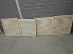Louvredeurtjes louvre luiken deurtjes  - nette staat, Huis en Inrichting, Ophalen, Zo goed als nieuw